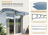 Awning for Door Entrance Window, 38x120 Inch Window Canopy Exterior, UV Rain Snow Protection for 25120283