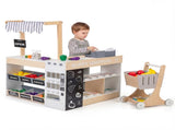 Natural Kids Supermarket Playset with Vending Machine, 90.1778.74104.14cm Grocery Store Toy with 72286054