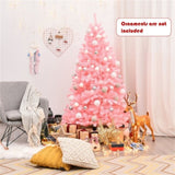 6ft Pink Christmas Tree - 1036 Flourishing Branch Tips for Dreamy Festive Ambiance 68375270