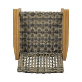 ZUN HAMPTON WOOD AND WICKER DINING CHAIR 60400.00