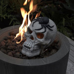 ZUN Demon Skull,Suitable for Outdoor Fireplace and Fire Pit, Halloween Decoration 49538036