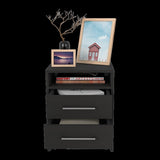 Greter 24" Two-Drawer Night Stand With open shelf B070P224229