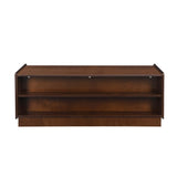 U-Can Modern Rectangle Coffee Table 4 Drawers and 2 Display Shelves, 47.2" Wood Coffee Table 69954420