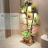 (Vase Shape) Plant Stand Indoor with Grow Lights, Indoor Plant Shelf, Metal Plant Flower Holder W2641P323267