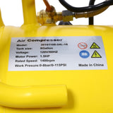 1.5HP Silent Oil-Free Air Compressor 8 Gallon, Oil-Free, Electric Shop Air Compressor W46564404