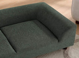 Pet sofa with backrest and armrests, modern rectangular pet sofa suitable for small and medium dogs, W487P416732