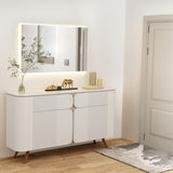 32" x 24" LED Bathroom Mirror Bright Backlight, 5 Mins Defog, Full HD Reflected Wall Mounted ,3 91138197