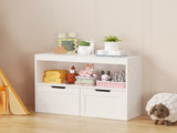 Book Organizer, toy Storage Cabinet Organizer, White 10467721