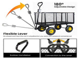 3-in-1 Oversized Steel Garden , 880lbs Pullable Mesh Metal Garden, All-Terrain Utility 38415817