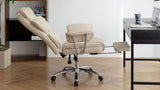 Office Chair, Big and Tall Executive Office Chair with Footrest, Leather Computer Chair, Ergonomic W2367P212099