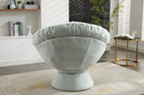 Oversized Swivel Accent Chair, 360 Swivel Barrel Chair, Papasan Chair for Living Room Bedroom W1752P200977