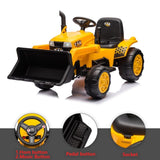 ZUN 12V Kids Ride on Tractor Electric Excavator Battery Powered Motorized Car for Kids Ages 3-6, with W1811P154760