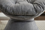 Oversized Swivel Accent Chair, 360 Swivel Barrel Chair, Papasan Chair for Living Room Bedroom W1752P172292
