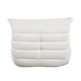 Luxury Accent Chair Tufted Beige Microfiber Comfy Chair Living Room Furniture 1pc Floor Chair B011P300061