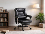 400 lbs Massage Office Chair with Heat, Big and Tall Reclining Desk Chair with Lumbar Support & 87323157