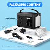 Portable Station P86,88.8Wh 3.7 V LiFePo4 Battery,with 120W AC Outputs, Solar 49844724