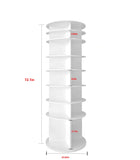 8 Tier Rotating Shoe Rack Tower, Spinning Shoe Display, Shoe Organizer,360 Shoe Rack Storage Round W2641P303444