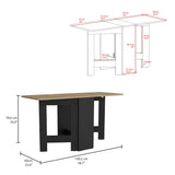Gateleg Folding Table Space-Saving with Compact Design B200P188881