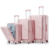 Luggage Sets 3 Piece, Expandable Carry On Luggage with TSA Lock Airline Approved, 100% PC W2098P189947