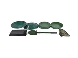 23-Piece Gold Prospecting Equipment 50 In. Folding Sluice Box Gold Panning Kit for Gold Prospectors 81212698