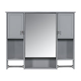 ZUN 35'' x 28'' Modern Wall Mounted Bathroom Storage Cabinet, Bathroom Wall Cabinet with Mirror, WF317173AAE