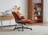 Criss Cross Legged Office Chair with Flip-Up Back Built-In Dynamic Airbag Lumbar Support, Wide Seat 55863101