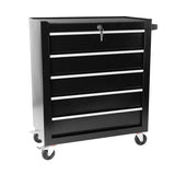 ZUN 5 Drawers Rolling Tool Chest Cabinet with Wheels, Tool Storage Cabinet and Tool Box Organizer for W1239137225