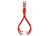4 Claw Timber Log Lifting Logging Tongs Grabber Tong 36" W46537382