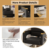 Professional Hydraulic Barber Chair - 360&deg Swivel with Adjustable Height, Stainless Steel Armrests & W2700P318167