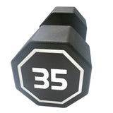 35LBS APOLLO IR3920 Premium Octagonal Dumbbell, Large Numbers, Hard Chrome Plated Handle Dumbbells 71673377