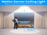 Magnetic USB Rechargeable Ceiling Light with PIR Motion Sensor, 3 Color Temperatures Stepless 71228729