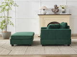Chaise Lounge Chair with Removable Ottoman Accent Sofa Bed Upholstered Sleeper Couch Bed with W1170P353045