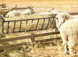 Large Capacity Hay Feeder, Heavy-Duty Steel Goat Hay Rack, 40.8" Long Wall Mounted Horse Hay Holder, 52973906