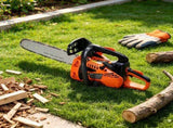 25.4CC 12" Gas Chainsaw, 1.2HP Gasoline Powered, Handheld Cordless Petrol Saw for Tree Trimming, 12677455