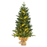 3FT Tabletop Christmas Tree - 363 Branch Tips , 50 Warm White LEDs, Cordless Control Box for 74070071