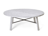 Outdoor Dinning Table with an Umbrella Hole for Patio, Backyard, Garden, Antique Gray WF321703AAE