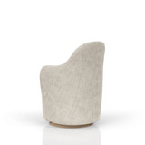 Cocoa and Ivory Swivel Barrel Chair B2699P293895