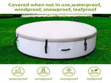 Large tub for 4 to 6 People, Portable Outdoor spa with 150 airjets and 1 Thermal Cover Massage 56228353