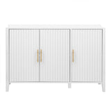Featured Three-door Storage Cabinet with Metal Handles, Suitable for Corridors, Entrances, Living WF308089AAK