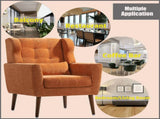 Modern Accent Chair,Chenille Arm Chairs for Living Room,Upholstered Mordern Armchair,Comfy Soft W1028102392