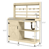 Garden Work BenchOpen Shelf Storage 74153092