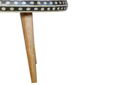 Artisan Furniture Solid Wood Small Dotted End Table B182P280769