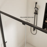 32-36" W x 76" H Scalable adjustable frame Shower Door with 1/4" Clear SGCC Tempered W2965P277645