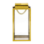 ZUN LARRY 19"H STAINLESS STEEL LANTERN 72176.00GLD