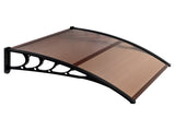 100 x 96cm Household Application Door & Window Rain Cover Eaves Brown Board & 48053993