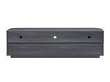64-Inch Wavy TV Stand, Rounded Sideboard, Storage Cabinet, Wooden Vertical Stripe Cabinet for Living W1162P309020