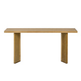 U_STYLE Stylish Console Table with Pine Veneer Geometric Legs,Suitable for Living Room, Study N711P289142O