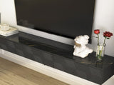 Floating TV Stand Wall Mounted with 16 Color LEDs,67" Modern TV Stand, Floating TV Cabinet W1321P220184
