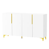 ZUN U_Style A Glossy Finish Light Luxury Storage Cabinet, Adjustable, Suitable for Living Room, Study, WF321488AAK