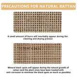 51.18"6-Drawers Rattan Storage Cabinet Rattan Drawer,for Bedroom,Living Room,White 24456467